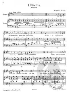 Drei Eichendorff-Lieder von Taubert,Karl H 