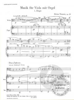 Musik op. 59 von Heinz Tiessen 