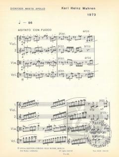 Dionysos meets Apollo von Wahren,Karl H 