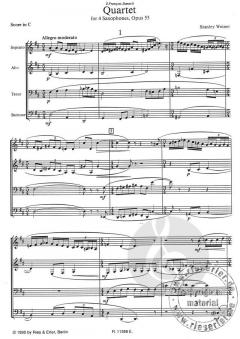 Quartett op. 55 von Stanley Weiner 