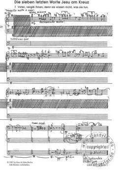 Die sieben letzten Worte Jesu am Kreuz von Ruth Zechlin 