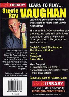 Learn To Play Stevie Ray Vaughan Vol. 2 von Stevie Ray Vaughan 