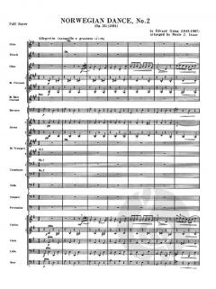 Norwegian Dances No. 2 & 3 von Edvard Grieg 