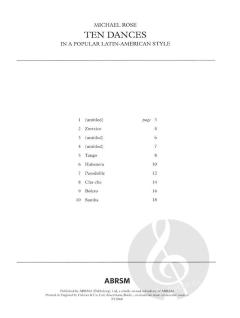 Ten Dances von Michael Rose 