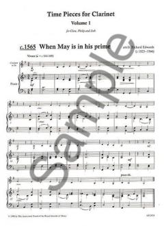 Time Pieces For Clarinet Vol. 1 von Ian Denley 