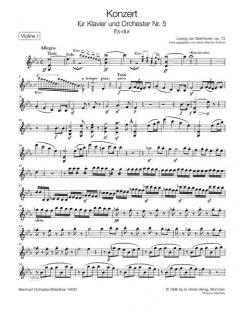 Klavierkonzert Nr. 5 Es-Dur op. 73 von Ludwig van Beethoven 