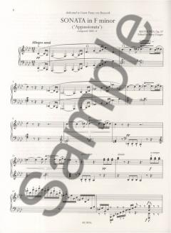 Piano Sonata in F Minor (Appassionata), Op. 57 