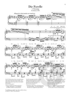 Die Forelle D 550 von Franz Schubert 