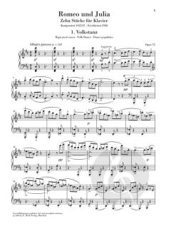 Romeo und Julia op. 75 von Sergei Prokofjew 