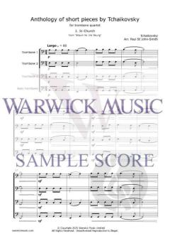 Anthology of short pieces by Tchaikovsky von Peter Iljitsch Tschaikowsky 