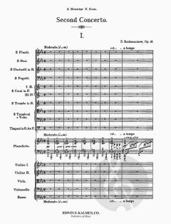 Concerto for Piano No. 2 in C minor, op. 18 von Sergei Rachmaninow 