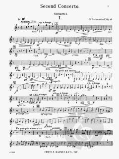 Concerto for Piano No. 2 in C minor, op. 18 von Sergei Rachmaninow 