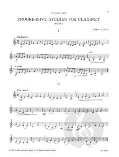 Progressive Studies For Clarinet Book 1 von Chris Allen 