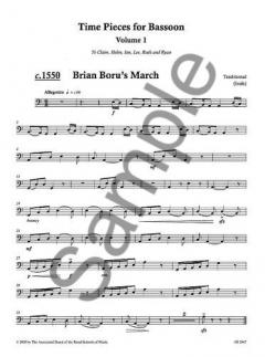 Time Pieces For Bassoon Vol. 1 (Ian Denley) 