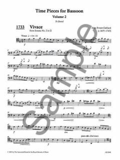 Time Pieces For Bassoon Vol. 2 (Ian Denley) 