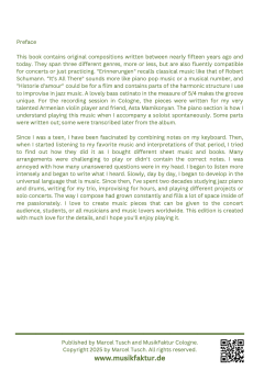 Three Pieces - for violin and piano von Marcel Tusch (Download) 