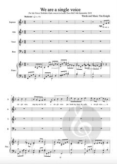 We are a single voice von Tim Knight 