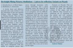 5 Variants on Picardy von Tim Knight 