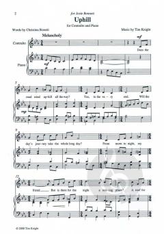 Two Contralto Songs von Tim Knight 