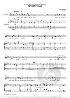 Magnificat and Nunc Dimittis von Tim Knight 