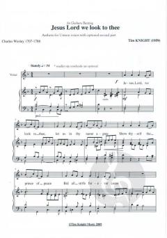 Jesus Lord we look to thee von Tim Knight 