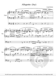 2 Organ Pieces von Joseph Barnby 