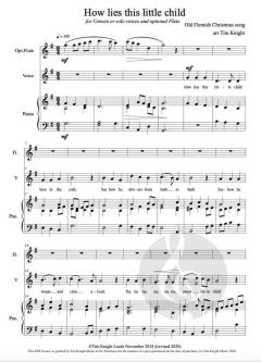 How lies this little child von Tim Knight 