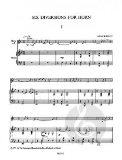 6 Diversions For Horn von Alan Ridout im Alle Noten Shop kaufen