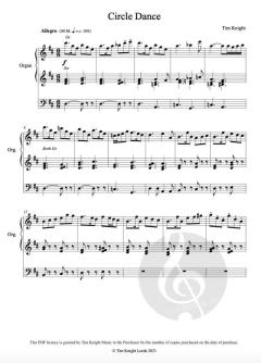 Short Organ Pieces 4 von Tim Knight 