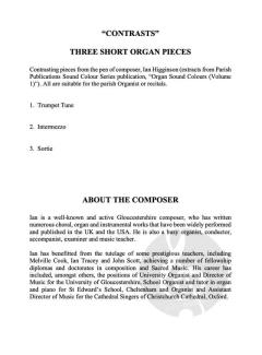 Contrasts von Ian Higginson 