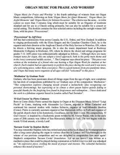 Organ Music for Praise and Worship 