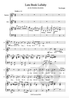 Lute Book Lullaby von Tim Knight 