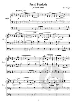 Festal Postlude von Tim Knight 