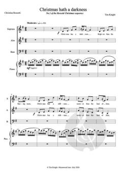 A Christmas Rossetti Sequence von Tim Knight 