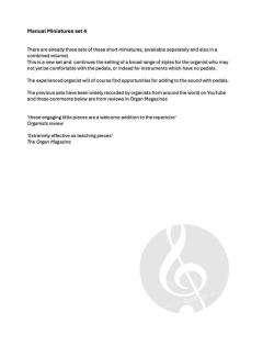 6 Miniatures for Manuals 4 von Tim Knight 