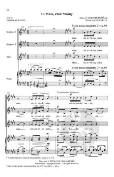 3 Mermaid Songs von Antonín Dvořák 