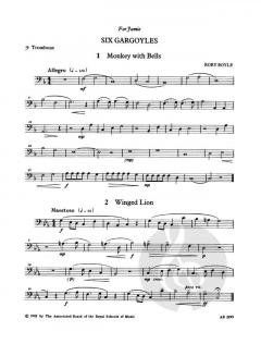 Six Gargoyles von Rory Boyle für Posaune und Klavier im Alle Noten Shop kaufen
