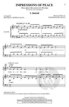 Impressions of Peace von Jennifer Klein 