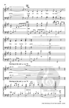 For the Beauty of the Earth 