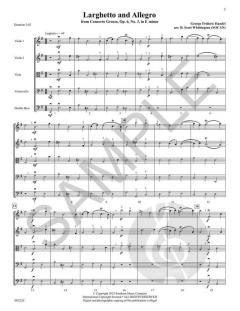 Larghetto and Allegro op. 6 No. 3 von Georg Friedrich Händel 