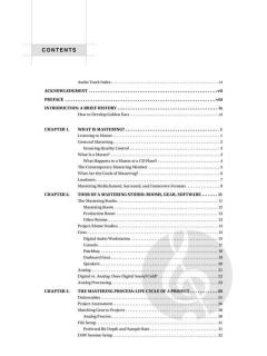 Audio Mastering von Jonathan Wyner 