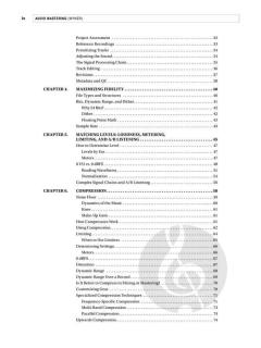 Audio Mastering von Jonathan Wyner 