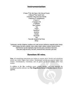 Die glorreichen Sieben  von Elmer Bernstein 