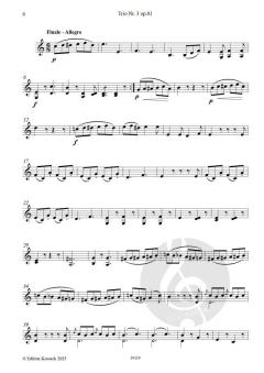 Trio Nr.3 G-Dur op. 81 von Georg Abraham Schneider 