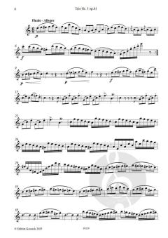 Trio Nr.3 G-Dur op. 81 von Georg Abraham Schneider 