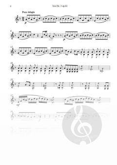 Trio Nr.3 G-Dur op. 81 von Georg Abraham Schneider 