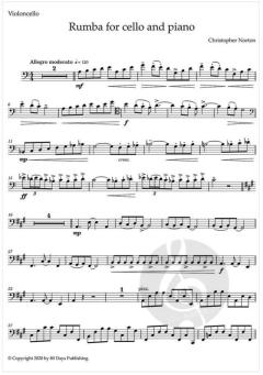 Rumba for Cello and Piano von Christopher Norton 