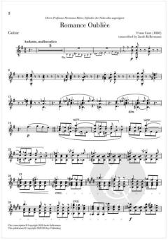 Romance Oubilee von Franz Liszt 