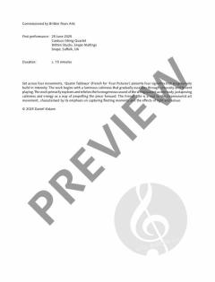 Quatre Tableaux  von Daniel Kidane 