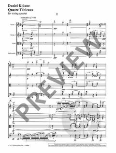 Quatre Tableaux  von Daniel Kidane 